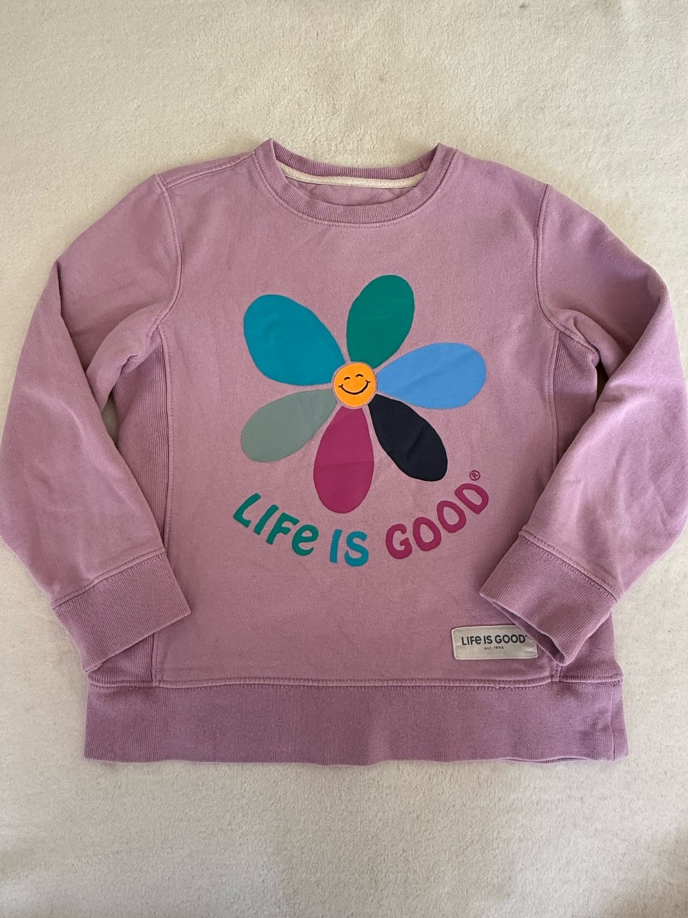 Life Is Good Girls' Sweatshirt
